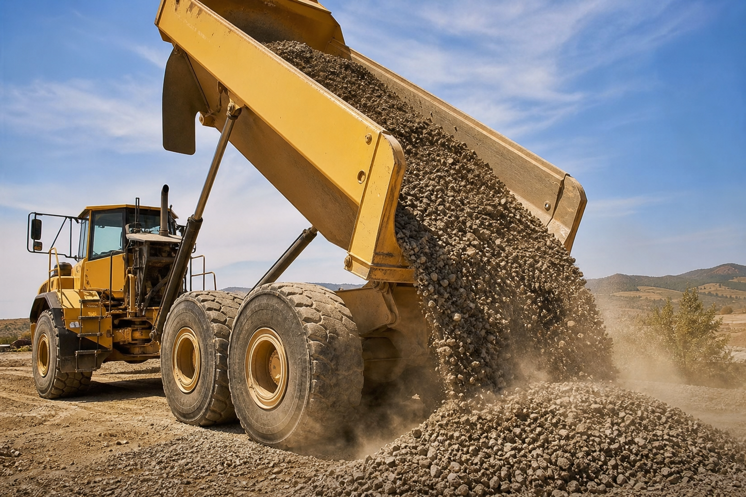 Ten Wheel Dump Truck